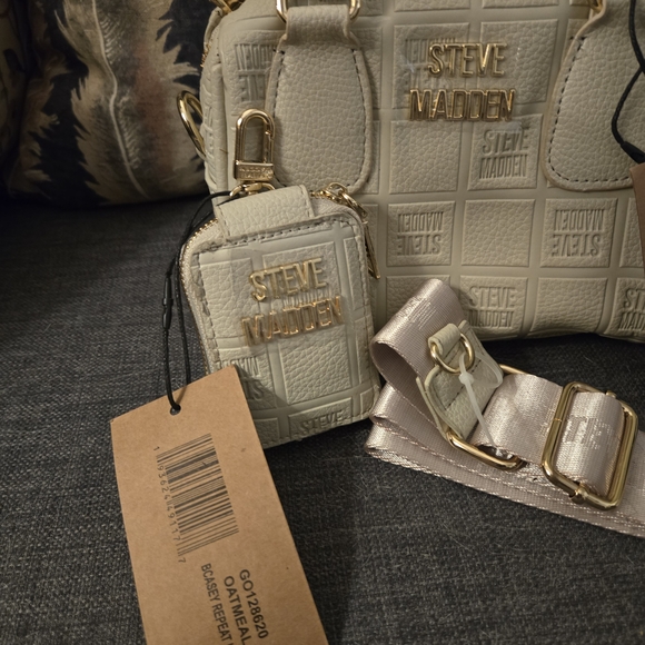 Steve Madden Mini Cream Women's Bag Set - Picture 4 of 4